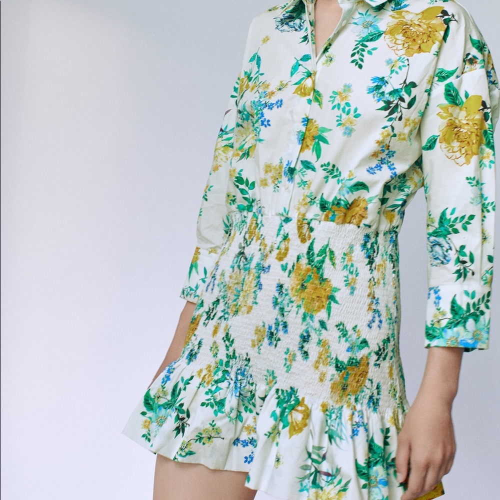 Floral print dress